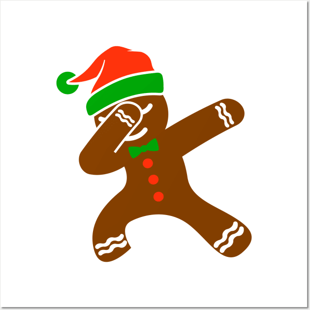 Dabbing gingerbread Wall Art by Hobbybox